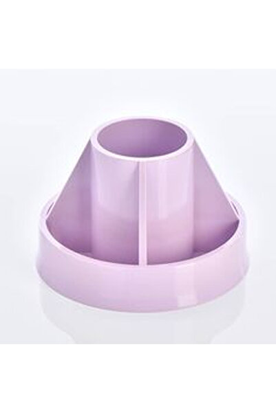 Ops Purple Plastic Compartment Pen Holder