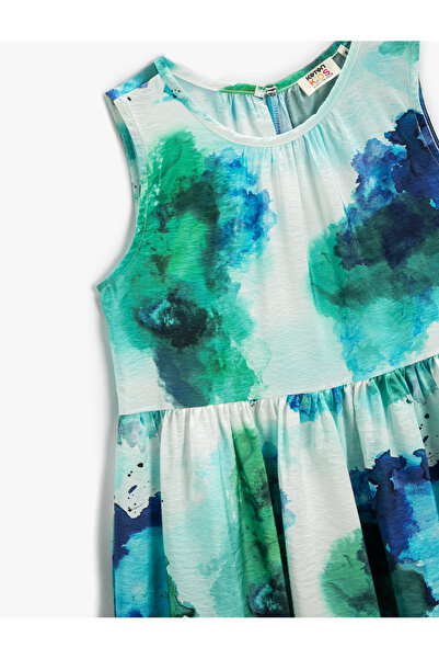 Koton Šaty bez rukávů s midi vzorem volánky