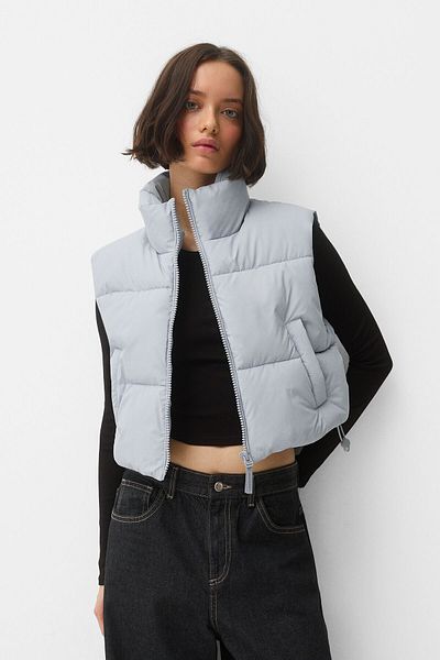 Bershka Cropped puffer gilet