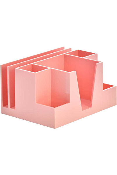 Ops Set de birou Organizator pentru pixuri Organizator de masă roz pastel