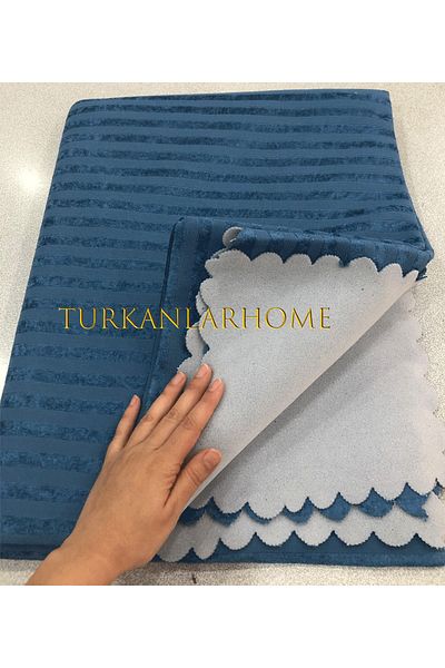 turkanlarhome Model nou Husa de scaun albastru cu burete