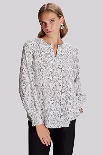 Naramaxx Kolu Fırfırlı Gipeli Bluz