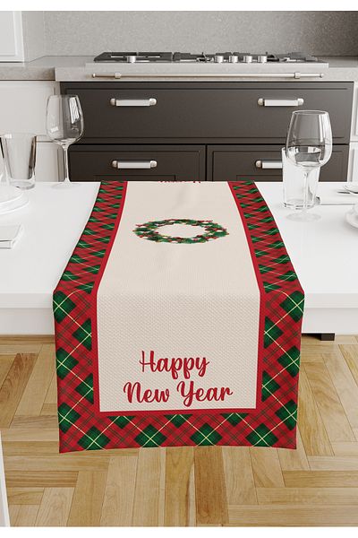 Filamente Χριστουγεννιάτικο μοτίβο Digital Printed Runner - Πρωτοχρονιάτικο 140x40 εκ