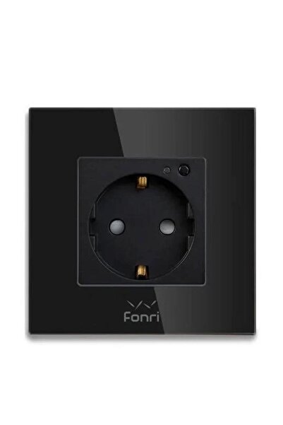 Genel Markalar FONRİ WF3-EL3-0401-04 WIFI AKILLI DUVAR PRİZİ SİYAH