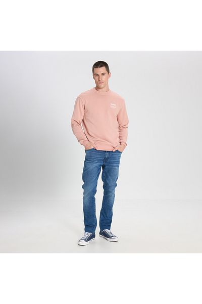 WRANGLER Φούτερ με κανονική εφαρμογή Kesim Bisiklet Yaka Pembe
