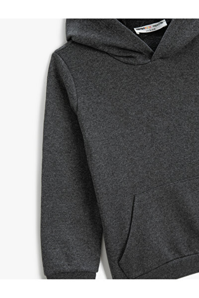 Koton Basic Sweatshirt Kapüşonlu
