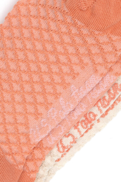 U.S. Polo Assn. U.S. Polo Assn. Set of 2 Salmon Booties Socks