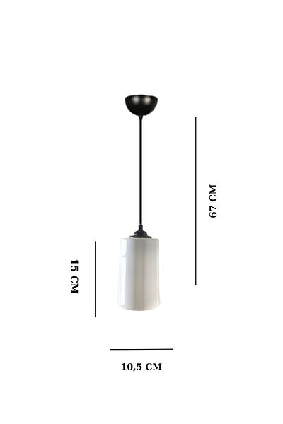MHK Collection Rustic Acrylic White Mica Glass Single Pendant Chandelier (bulb is a Gift)