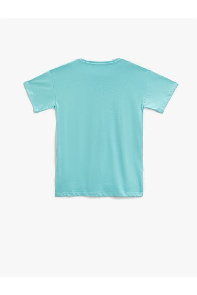 Koton Printed T-Shirt Short Sleeve Cotton