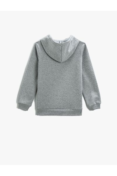 Koton Basic Cardigan Zippered Hooded Pocket