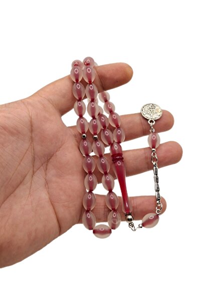 Han Ticarethane Mat Transparent Bezi Cut Pudră Chihlimbar Tesbih