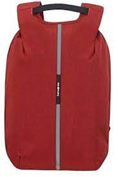 Samsonite حقيبة ظهر للكمبيوتر المحمول Securipak 15.6 Ka6-10-001 باللون الأحمر