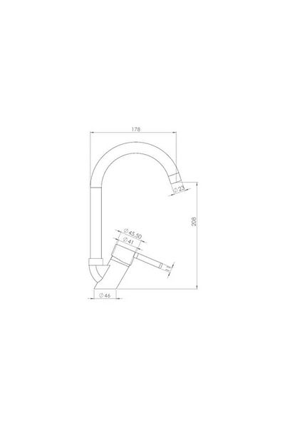 Tema Flora Swan Kitchen / Sink Faucet - 62003