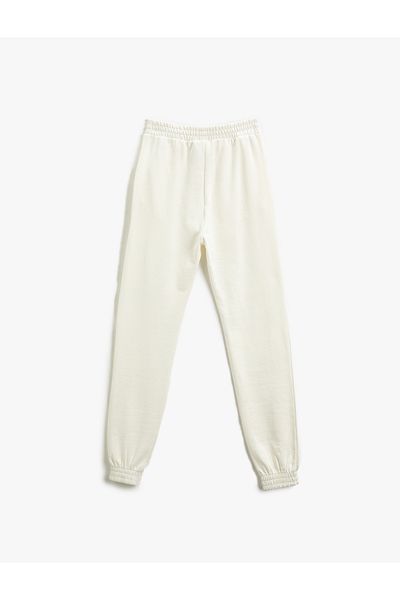 Koton Jogger-Jogginghose mit Label-Detail, Taschen und elastischem Bund