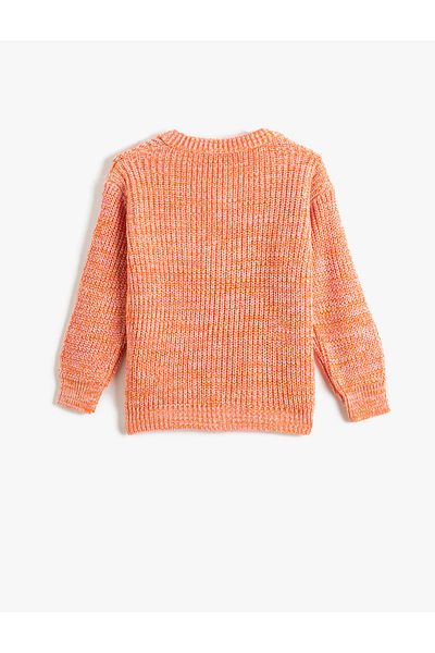 Koton V-Ausschnitt Basic Strickjacke mit Knopfleiste