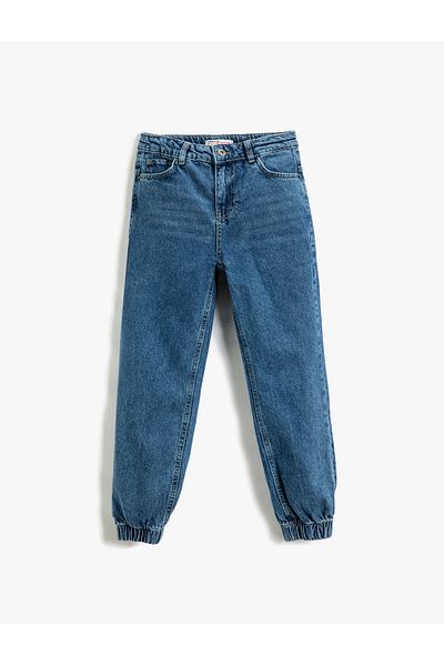 Koton Jogger Jeans Pocketed Cotton - Jegging džíny s nastavitelným elastickým pasem