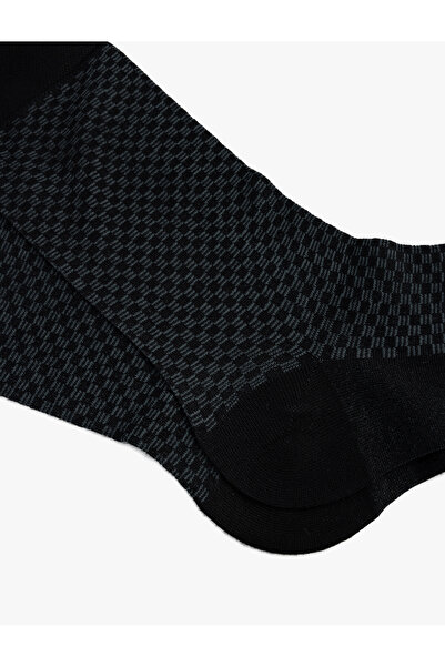 Koton Viscose Patterned Bamboo Socks - Blended