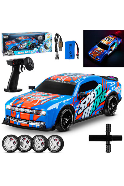 hediyecik Uzaktan Kumandalı Drift Arabası 4 Çeker Işıklı Full Fonksiyon Rc Dr...