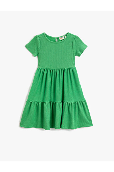 Koton Rochie Basic Midi Mânecă Scurtă Gât rotund Etanizat