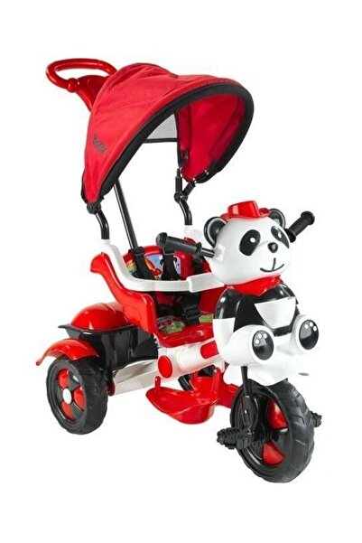 BabyHope Beyaz Kırmızı 127 Little Panda Bisiklet Bhp-01542