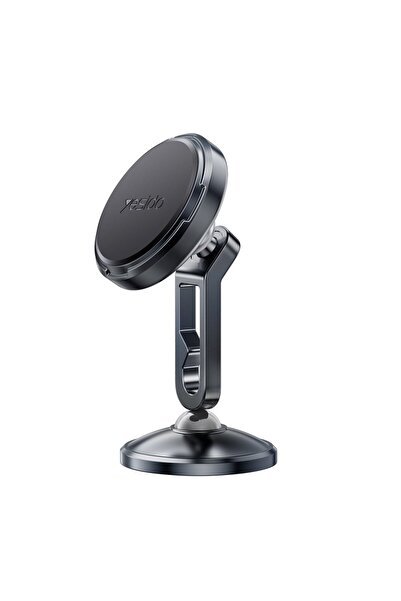 Yesido C210 Araç İçi 360 Ayarlanabilir Manyetik Siyah Metal Çelik Magsafe Üni...