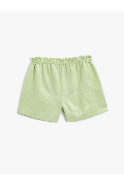 Koton Taschenshorts aus Leinenmischung mit elastischem Bund