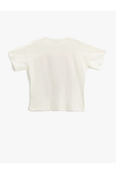 Koton T-Shirt Short Sleeve Printed Crew Neck