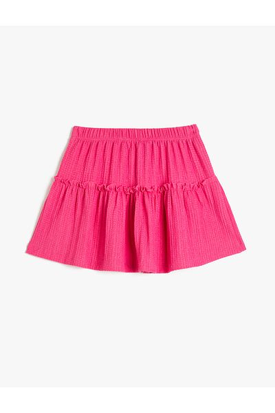 Koton Elastic Waist Mini Skirt