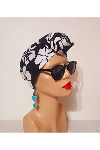 oben hobi Afro model telli bandana saç aksesuarı kadın kumaş toka