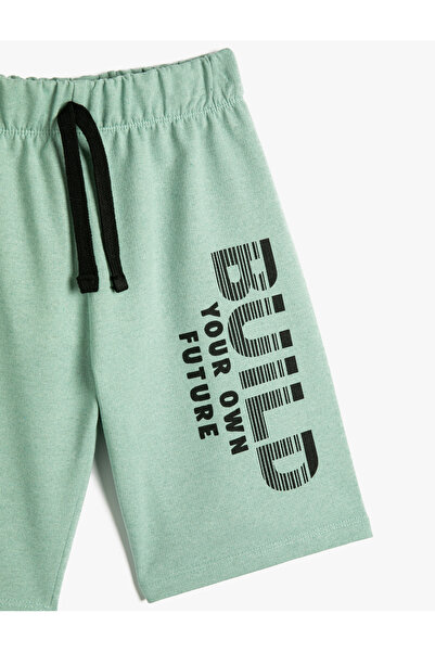 Koton Šortky s kravatou v pase s detailním potiskem