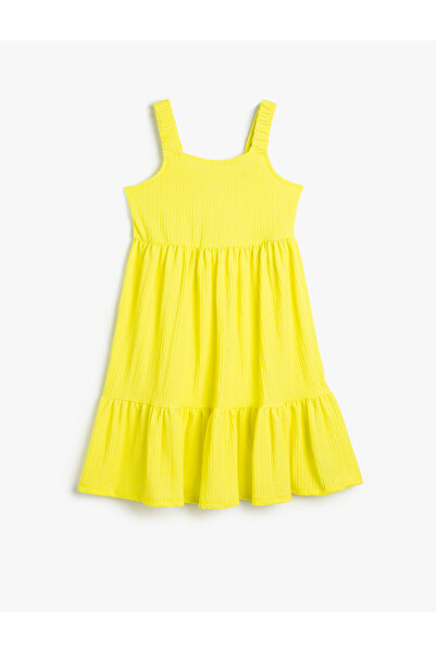 Koton Sima sárga lány térd alatti ruha