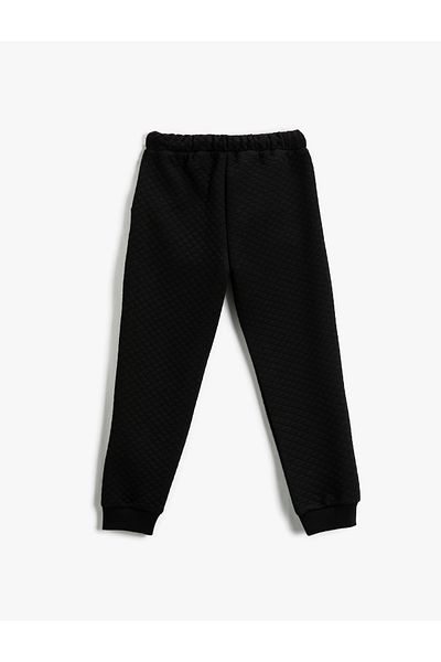 Koton Pantaloni de sport Jogger de bază, matlasați în talie