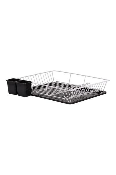 Royaleks Right Angle Single Layer White Color Dish Rack Plate Rack Royaleks-Acero-20333