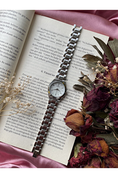 Parlé Bien Kadın Gümüş Işıltılı Kadran Mıknatıslı Kol Saati