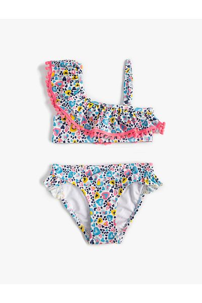 Koton Bikini szett fodros vállpántokkal