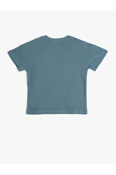 Koton Tricou de bază din bumbac cu mânecă scurtă