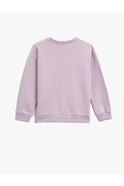 Koton Sequin Embroidered Sweatshirt