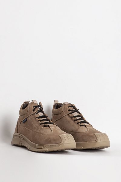 Scootland 16215 Model Ανδρικές Μπότες - Γνήσιο δέρμα Nubuck, Mink