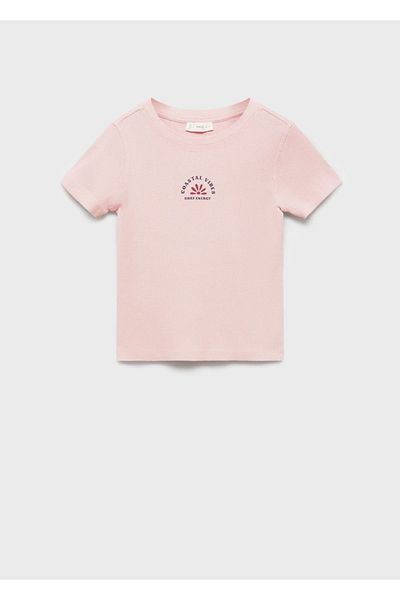 MANGO Kids Tricou cu model cu nervuri