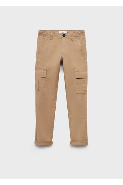 MANGO Kids Παντελόνι cargo σε ίσιο κόψιμο