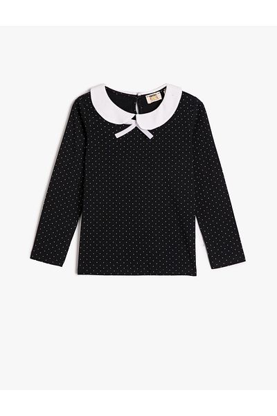 Koton Tricou cu mânecă lungă bumbac guler bebelus
