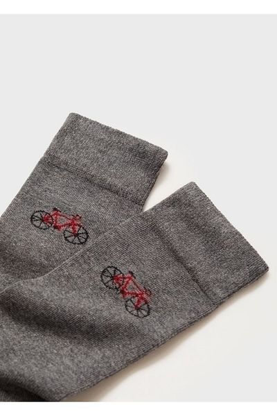 MANGO Man Fahrradsocken aus Baumwolle