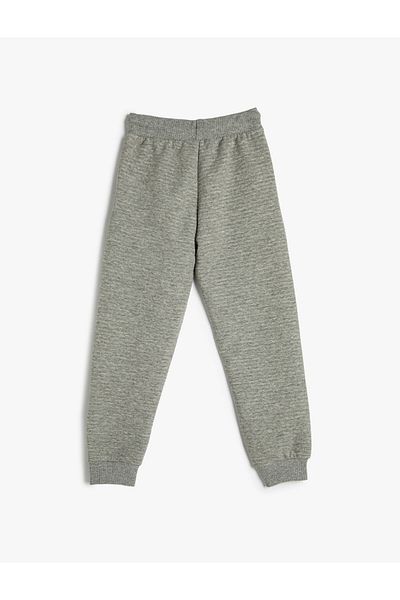 Koton Basic Jogger Sweatpants with Tie-Up Waist and Pockets