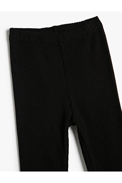 Koton Basic Tayt Ribanalı Beli Lastikli Yumuşak Dokulu