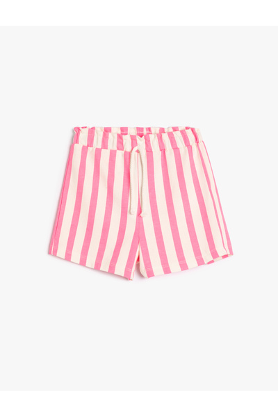Koton Şort Beli Bağlamalı Pamuklu