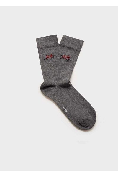 MANGO Man Fahrradsocken aus Baumwolle