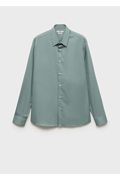 MANGO Man Süper slim fit poplin gömlek