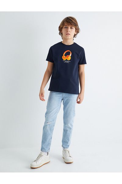 Koton Blugi Pantaloni Bumbac Detaliat Talie elastică ajustabilă