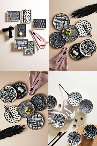 Porland Fractal Ikram Ve Kahvaltı Takımı 24 Parça