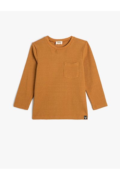 Koton Basic T-Shirt Long Sleeve Crew Neck